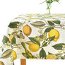 Скатертина з водовідштовхувальним просоченням IDEIA 140х170 см бавовна лимони, фото 1