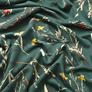 Fabric jersey Sport V-3/1 польові квіти т/ зелені, Квітковий, фото 2