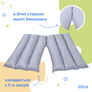 Roll pillow transformer 40х60 cm IDEIA, multifunctional for rest and travel, for the car св.сірий, фото 4