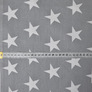 Ткань бязь ранфорс для постельного белья 2,4 м XXL звезда белая на сером, фото 3 Ткань бязь ранфорс для постельного белья 2,4 м XXL звезда белая на сером, фото 3