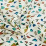 Плательная Super Soft  листочки білі, Флора, фото 1 Плательная Super Soft  листочки білі, Флора, фото 1
