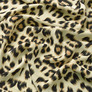 Шифон креп Гламур леопард молоко, Анімалістичний, фото 2