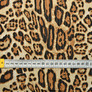 Шифон креп Гламур ягуар/смуга беж, Анімалістичний, фото 3