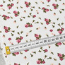 The fabric is staple twill with a print V-95/1 букетик білий, фото 2 The fabric is staple twill with a print V-95/1 букетик білий, фото 2