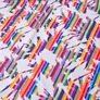 Biflex knit fabric, 150 cm wide, elastic, suitable for swimwear, leggings, and sportswear Майамі білий, фото 1