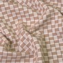 Тканина костюмна Клітина шахматка беж, Геометрія, фото 2