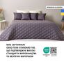 Double-sided blanket Style Cube IDEIA 210x240 cm, durable fabric stitching, anti-allergenic fiber шоколад/беж, фото 8