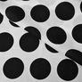 Staple fabric горох вел. біло/чорний, Горох, фото 1