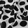 Staple fabric горох вел. біло/чорний, Горох, фото 2