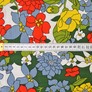 Батист Цветочный микс черв/жовто/зелений, Квітковий, фото 3