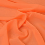 Ткань шифон Мульти 70 гр/м2 150 см полупрозрачная, легкая, воздушная для платьев, блузок и аксессуаров неон св/помаранч, фото 1