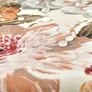 Скатертина з водовідштовхувальним просоченням IDEIA 140х170 см бавовна квіти V-4 пастель , фото 3