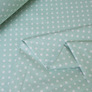 Тканина бязь ранфорс для постільної білизни 2,4 м V-G1590/3 горох м`ята, фото 2
