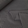 Тканина бязь ранфорс для постільної білизни 2,4 м горошок черный, фото 2 Тканина бязь ранфорс для постільної білизни 2,4 м горошок черный, фото 2