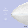 Подушка ортопедическая MEMORY FOAM IDEIA 59х43х12 см с эффектом памяти, мемори, с наволочкой на молниий, фото 3