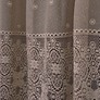 Тюль жаккард Изадора кайма V-1285 шоколад, фото 2 Тюль жаккард Изадора кайма V-1285 шоколад, фото 2