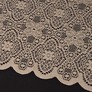 Тюль жаккард Изадора кайма V-1285 шоколад, фото 3 Тюль жаккард Изадора кайма V-1285 шоколад, фото 3