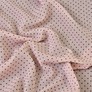 Шифон Горошек флок люрекс пудра, фото 1