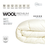 Одеяло Wool Premium шерстяное IDEIA зимнее 155х210 см, шерсть, натуральное, овечья шерсть, двойное, хлопок, супер теплое, натуральное щіл.400, фото 2