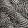 Artificial Fur Fabric, 610 g/m², 150 cm width for coats, vests, bedspreads, and decorative use сіре, фото 4