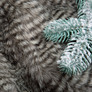 Artificial Fur Fabric, 610 g/m², 150 cm width for coats, vests, bedspreads, and decorative use сіре, фото 5
