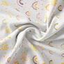 Calico fabric 2.4 Selonya V-107172/10 веселка мол (сіро/жовта), фото 1