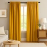 Fabric curtain monophonic Fonluk Canvas V-344 жовтий, фото 5