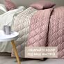 Double-sided blanket Style Cube IDEIA 180x210 cm, durable fabric stitching, anti-allergenic fiber пудра/св.сірий, фото 3 Double-sided blanket Style Cube IDEIA 180x210 cm, durable fabric stitching, anti-allergenic fiber пудра/св.сірий, фото 3