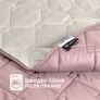 Double-sided blanket Style Cube IDEIA 180x210 cm, durable fabric stitching, anti-allergenic fiber пудра/св.сірий, фото 7 Double-sided blanket Style Cube IDEIA 180x210 cm, durable fabric stitching, anti-allergenic fiber пудра/св.сірий, фото 7
