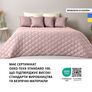 Double-sided blanket Style Cube IDEIA 180x210 cm, durable fabric stitching, anti-allergenic fiber пудра/св.сірий, фото 8 Double-sided blanket Style Cube IDEIA 180x210 cm, durable fabric stitching, anti-allergenic fiber пудра/св.сірий, фото 8