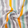 Calico fabric 2.4 Selonya V-9.23656/2 смуги гірчиця/сірий/ментол, фото 1