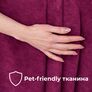 Тканина портьєрна Soft Velvet Lux 300 см 445 гр/м2 для штор, подушок, покривал та декору V-17 фуксія, фото 3