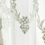 Тюль фатин с вышивкой Лолита сіра, фото 1 Тюль фатин с вышивкой Лолита сіра, фото 1