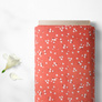 The fabric is staple twill with a print V-201/5 любисток св/теракот, Квітковий, фото 2 The fabric is staple twill with a print V-201/5 любисток св/теракот, Квітковий, фото 2