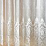 Тюль фатин с вышивкой Dans V-1304 молоко, фото 1