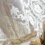 Тюль фатин с вышивкой Dans V-1304 молоко, фото 9