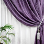Ткань портьерная однотонная Shinil V-19 лілова, фото 1