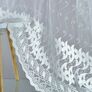 Тюль сітка з вишивкою Floristika молоко, фото 4 Тюль сітка з вишивкою Floristika молоко, фото 4