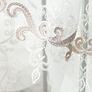 Тюль фатин с вышивкой Медера V-209 візон, фото 2 Тюль фатин с вышивкой Медера V-209 візон, фото 2