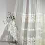 Тюль фатин з вишивкою Пріора V-крем , фото 5 Тюль фатин з вишивкою Пріора V-крем , фото 5