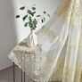 Тюль фатин с вышивкой Приора V-золото, фото 3 Тюль фатин с вышивкой Приора V-золото, фото 3