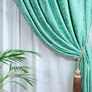 Тканина портьєрна однотонна Shinil V-26 ментол, фото 1 Тканина портьєрна однотонна Shinil V-26 ментол, фото 1