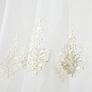 Тканина тюль сітка з вишивкою Ларсон V-золото, фото 3 Тканина тюль сітка з вишивкою Ларсон V-золото, фото 3