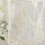 Тканина тюль сітка з вишивкою Ларсон V-золото, фото 6 Тканина тюль сітка з вишивкою Ларсон V-золото, фото 6