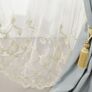 Тканина тюль сітка з вишивкою Ларсон V-золото, фото 7 Тканина тюль сітка з вишивкою Ларсон V-золото, фото 7