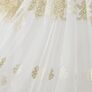Тюль сетка с вышивкой Полли V-золото, фото 2 Тюль сетка с вышивкой Полли V-золото, фото 2