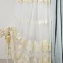 Тюль сетка с вышивкой Полли V-золото, фото 6 Тюль сетка с вышивкой Полли V-золото, фото 6