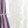 Тюль сітка з вишивкою Klaydia V-3 крем, фото 4