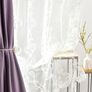 Тюль сітка з вишивкою Klaydia V-3 крем, фото 6
