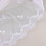 Тюль фатин з вишивкою Nice біла, фото 4 Тюль фатин з вишивкою Nice біла, фото 4